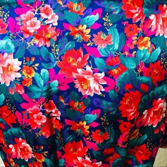 Vintage Floral Wrap Lingerie Nightgown M - Picture 5 of 5